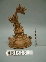 藏品(草編雞形飾品)的圖片